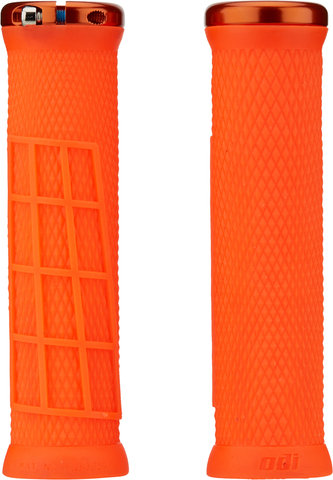 ODI Puños de manillar Elite Flow Lock-On 2.1 - fluorescent orange/130 mm