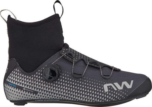 Northwave Zapatillas anchas de ciclismo de ruta Celsius R Arctic GTX - carbon grey-reflective/42