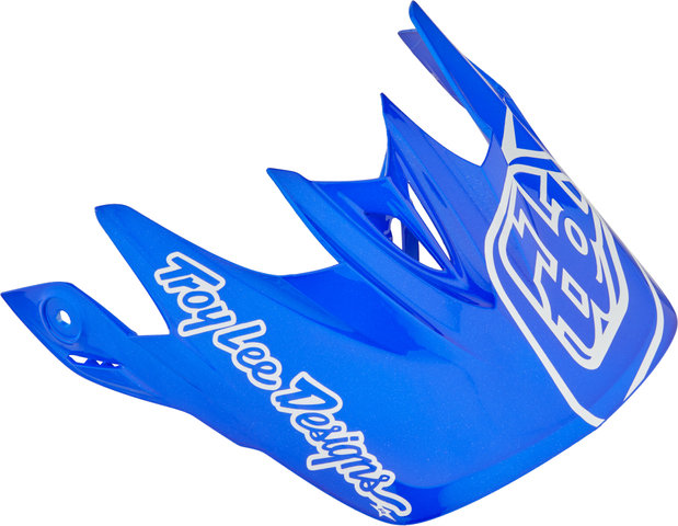 Troy Lee Designs Visera de repuesto para cascos D3 - volt blue/universal