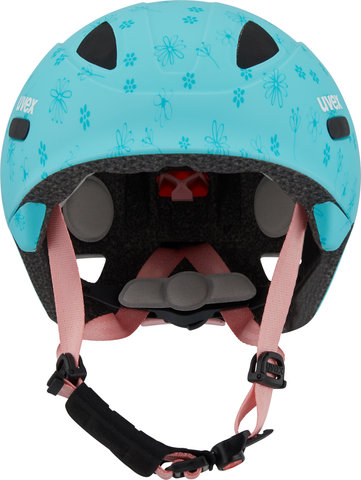 oyo style Kids Helmet - flowers cyan matt/50 - 54 cm