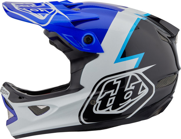 Troy Lee Designs D3 Fiberlite Helmet - volt blue/56 - 57 cm