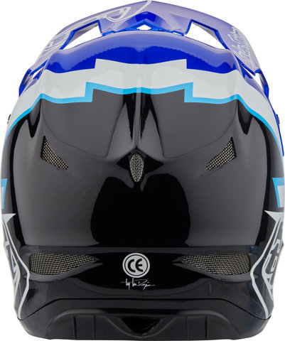 Troy Lee Designs Casque D3 Fiberlite - volt blue/56 - 57 cm