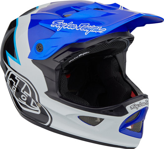 Troy Lee Designs D3 Fiberlite Helm - volt blue/56 - 57 cm