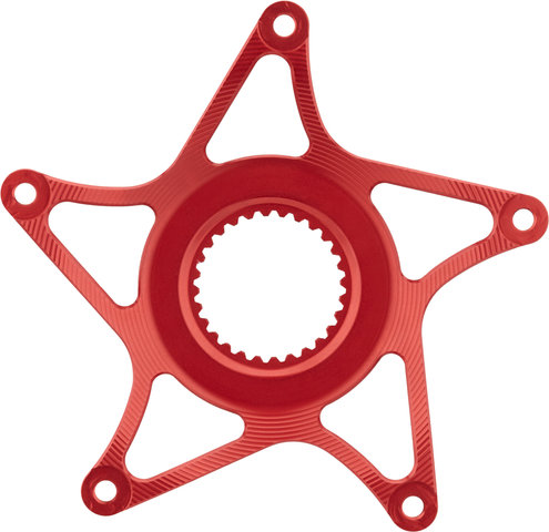 absoluteBLACK Étoile de Plateau E-Bike pour Bosch Gen4 - red/53 mm