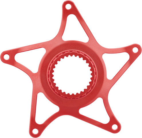 absoluteBLACK Étoile de Plateau E-Bike pour Bosch Gen4 - red/53 mm