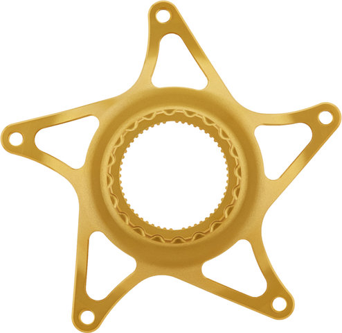 absoluteBLACK Étoile de Plateau E-Bike pour Shimano STEPS - gold/53 mm