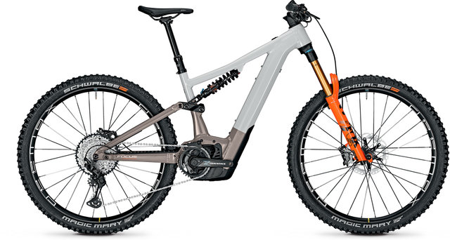 FOCUS Vélo Tout-Terrain Électrique SAM² 6.9 29" Modèle 2023 - light grey-moonstone grey/L