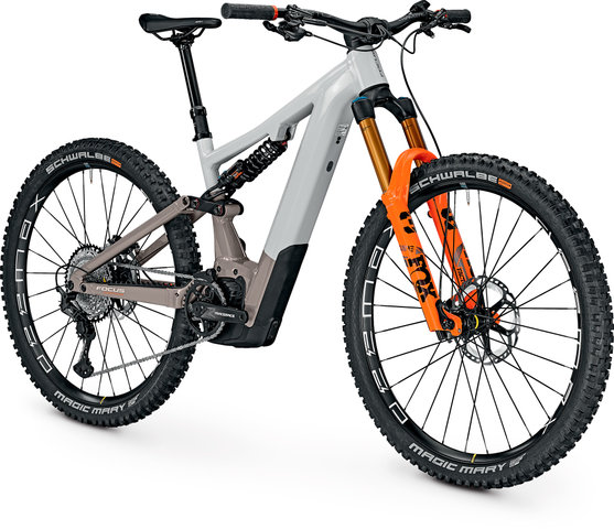 FOCUS Vélo Tout-Terrain Électrique SAM² 6.9 29" Modèle 2023 - light grey-moonstone grey/L