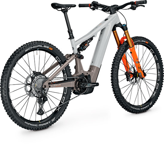 FOCUS Vélo Tout-Terrain Électrique SAM² 6.9 29" Modèle 2023 - light grey-moonstone grey/L