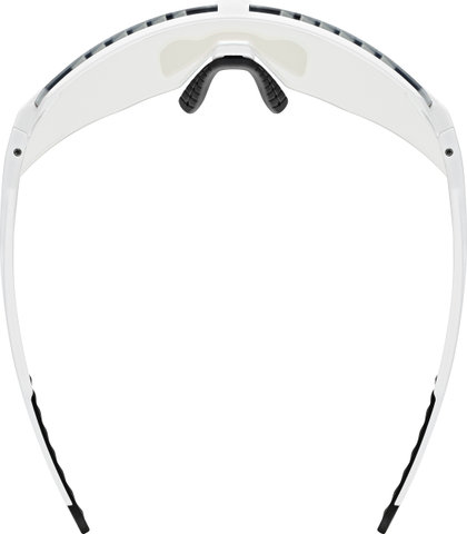 uvex uvex pace stage V lunettes de sport - white mat/mirror green