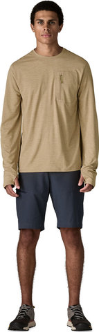 Patagonia Camiseta Capilene Cool Sun L/S - seabird grey light seabird grey x dye | XL