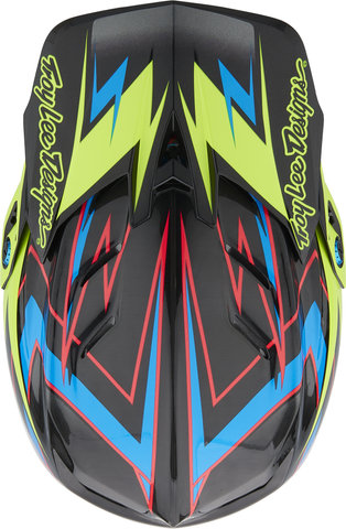 D4 Carbon MIPS Helm - volt black-flo yellow/55 - 56 cm