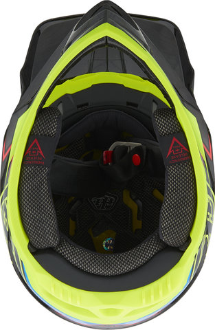 Troy Lee Designs D4 Carbon MIPS Helmet - volt black-flo yellow/55-56