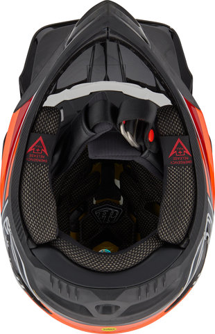 D4 Carbon MIPS Helm - reverb black-white/55 - 56 cm