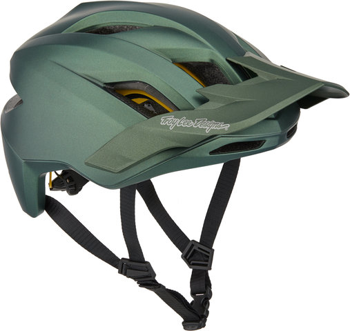 Troy Lee Designs Flowline MIPS Helm - orbit forest green/57 - 59 cm