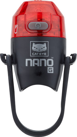 CATEYE Nano G LED Rear Light - StVZO Approved - black-red/universal
