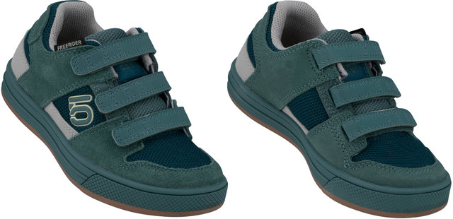 Freerider Kids VCS Shoes - wild teal-sand-hazy emerald/30