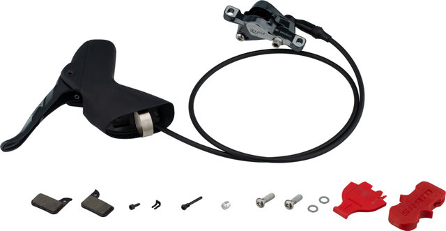 SRAM Freno de disco hidráulico Force - black-grey/Rueda delantera/Izquierdo (específico de lado)