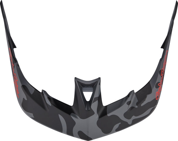 Troy Lee Designs Spare Visor for A3 Helmets - camo gray-red/universal