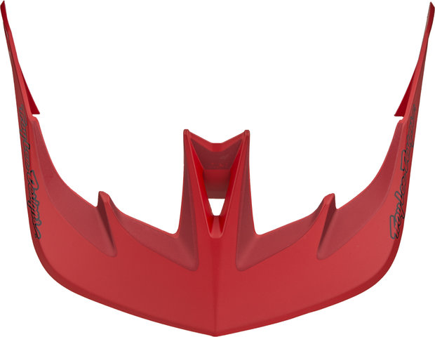 Troy Lee Designs Visera de repuesto para cascos A3 - uno red-satin-gloss/universal