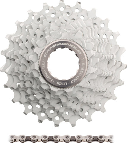 Campagnolo Juego de desgaste de cassette Chorus + cadena Chorus de 11 velocidades - plata/114/11-23