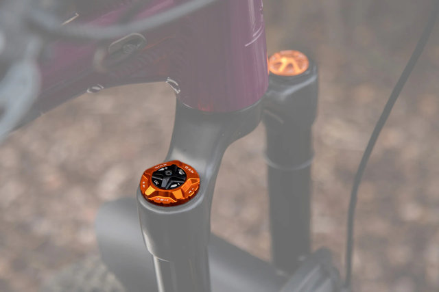 OAK Components Forkcap HSC para Fox 34, 36, 38, 40 - naranja