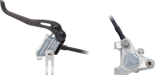 Trickstuff Set de freins à disque Piccola Carbon avant + arrière Flatmount - argenté-noir/Ensemble/gauche/droite (spécifique)