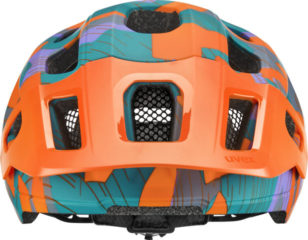 uvex Casco react jr. - papaya camo matt | 52 - 56 cm