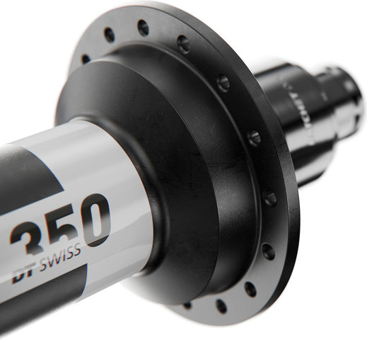 DT Swiss Moyeu arrière 350 MTB DB DEG 72 6-trous Superboost - noir | Axe Traversant 12 mm | 32 | SRAM XD