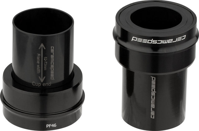 CeramicSpeed PF30 SRAM DUB Road Bottom Bracket, 46 x 68 mm - black/Press Fit PF30