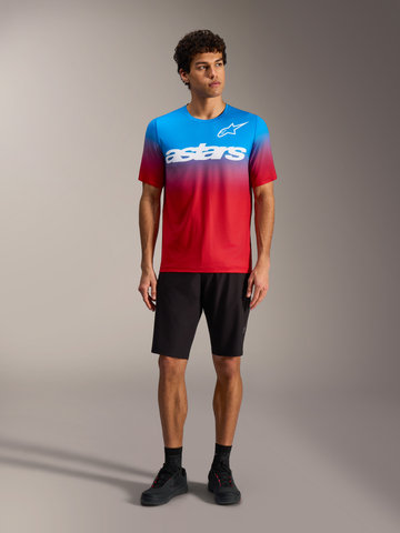 alpinestars A-Dura Astars 2.0 S/S Jersey - red-bright blue | S