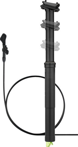 OneUp Components Dropper Post V2 150 mm Seatpost w/ V3 Remote Lever Matchmaker X - black | 0 mm | 405 mm | 31,6 mm | Matchmaker | V3