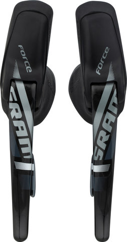 SRAM Set frenos disco hidr. Force 22 d+t c. man. cambios/frenos DoubleTap® - ice grey anodized | Set