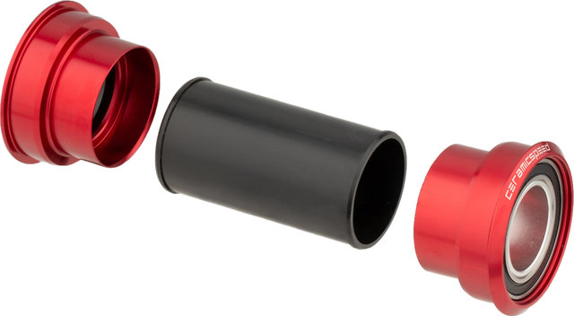 CeramicSpeed BB86 SRAM GXP Road Bottom Bracket, 41 x 86.5 mm - red/Press Fit BB86