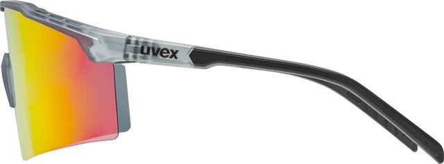 uvex flowline Brille - smoke matt | mirror red
