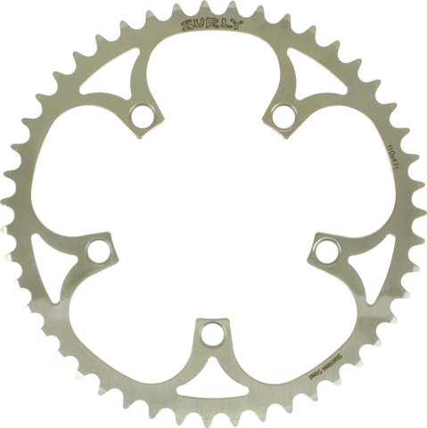 Surly Chainring, 5-arm, 110 mm BCD - stainless steel/34 tooth