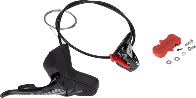 SRAM Force 22 FM DoubleTap® Hydraulic Disc Brake - black-grey/Front wheel