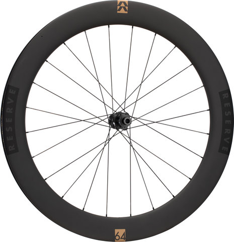 Reserve 57|64 Turbulent Aero|DT 350 Carbon Disc Center-Lock 28" wheelset - black | Non Boost | 142 mm | Non Boost | 28" | SRAM XDR | 100 mm
