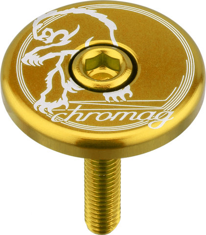 Chromag Top Cap Ahead Kappe - gold