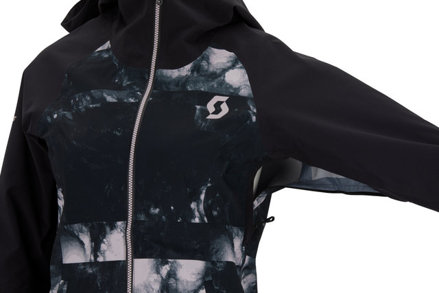 Scott Women's Trail Storm WP Rain Jacket - black-sweet pink/S