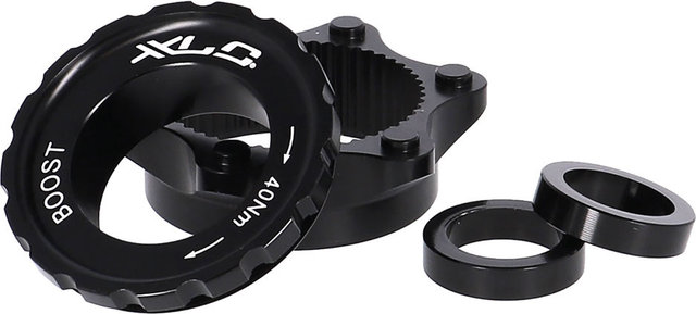 XLC Boost BR-X143 Bremsscheibenadapter Center Lock auf 6-Loch VR - schwarz