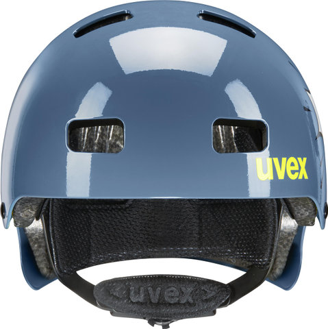 uvex kid 3 children's helmet - stone blue pow/51 - 55 cm