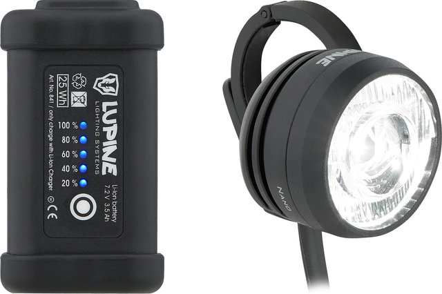 Lupine SL Nano AF 4 LED Front Light - StVZO approved - black/1100