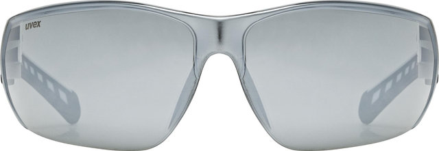 uvex Equate sports glasses - white matte/mirror silver