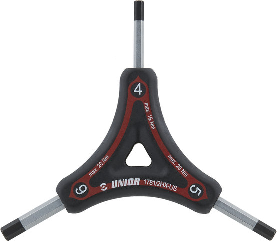 Unior Bike Tools Y Hex Wrench 4 - 6 mm 1781/2HX - red