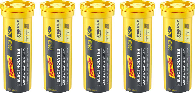 Powerbar 5Electrolytes Sports Drink Sportgetränk Brausetabletten - 5 Stück - lemon tonic