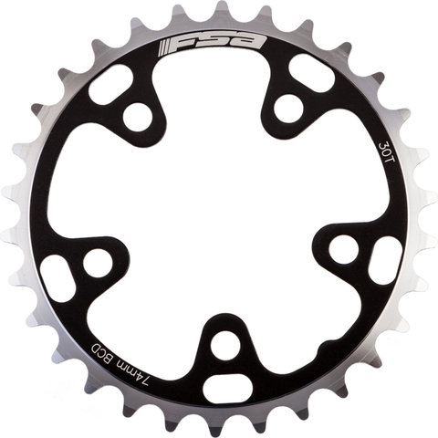 FSA Kettenblatt Pro Road Triple, S-10, 5-Arm, 130/74 mm Lochkreis - black/30 Z
