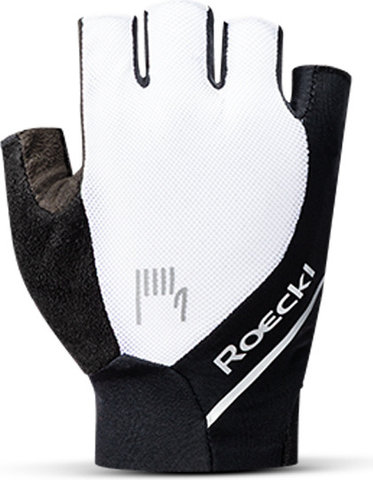 Roeckl Ivory 2 Halbfinger-Handschuhe - white-black | 7,5 | S