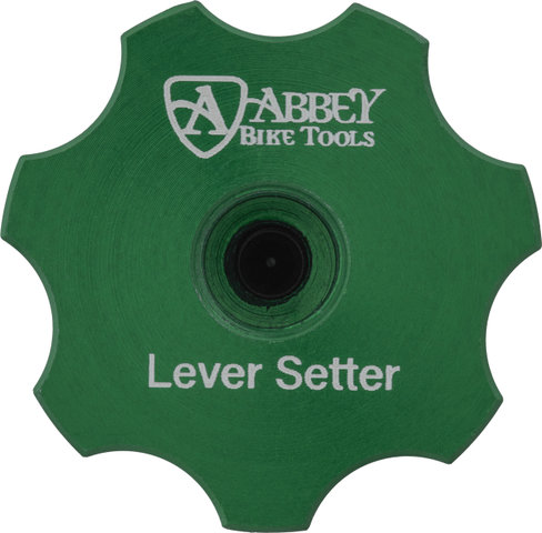 Abbey Bike Tools Lever Setter Richtwerkzeug - green