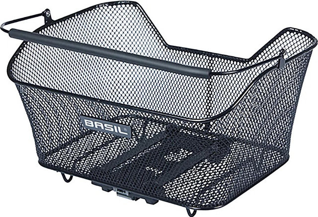 Basil Base M MIK Bicycle Basket - black/14 l